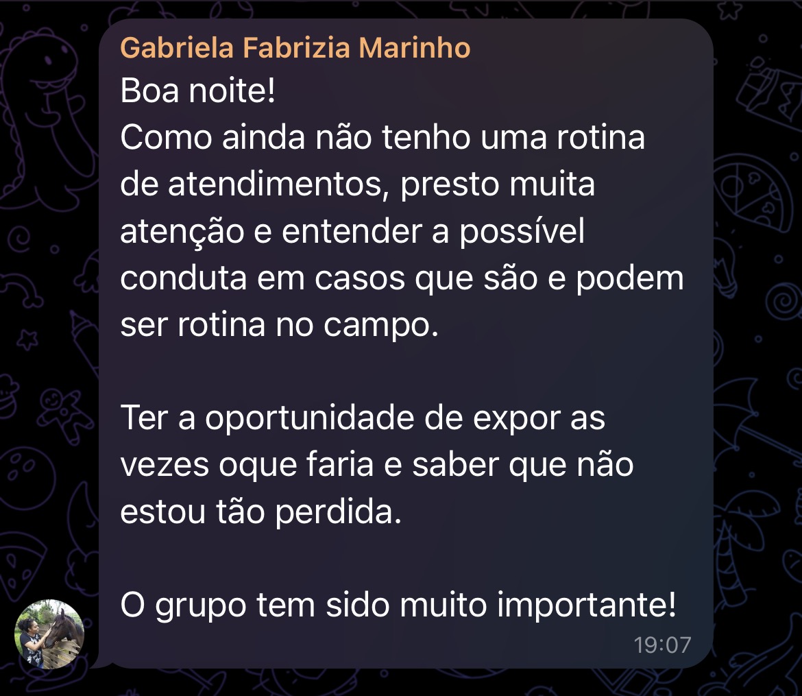 Depoimento real de participante 1